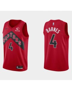 Youth Toronto Raptors #4 Scottie Barnes Red Icon Edition Stitched Basketball Jersey