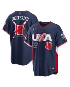 Youth USA Baseball Nike x Undefeated Navy 2026 World Baseball Classic Stadium Jersey (Navy)
