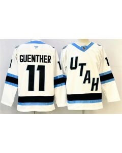 Youth Utah Mammoth #11 Dylan Guenther White Stitched Jersey