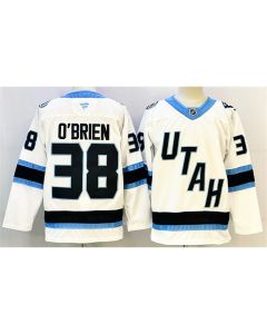 Youth Utah Mammoth #38 Liam O'Brien White Stitched Jersey