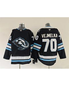 Youth Utah Mammoth #70 Karel Vejmelka Navy 2025 Stitched Jersey