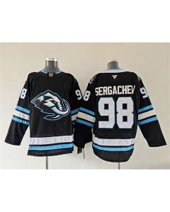 Youth Utah Mammoth #98 Mikhail Sergachev Navy 2025 Stitched Jersey