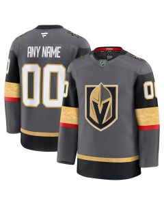 Youth Vegas Golden Knights Gray Alternate Custom Jersey