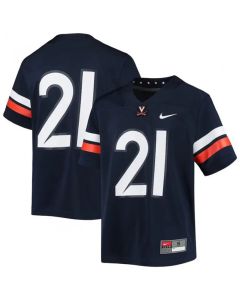 Youth Virginia Cavaliers ACTIVE PLAYER Custom Navy Stitched Football Jersey