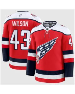 Youth Washington Capitals #43 Tom Wilson Red 2025-26 Alternate Stitched Hockey Jersey