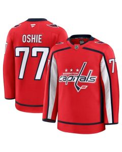 Youth Washington Capitals #77 TJ Oshie Red 2024-25 Home Stitched Hockey Jersey