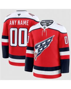 Youth Washington Capitals Custom Red 2025-26 Alternate Stitched Hockey Jersey