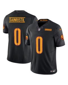 Youth Washington Commanders #0 Mike Sainristil Black F.U.S.E. Vapor Limited Stitched Football Jersey