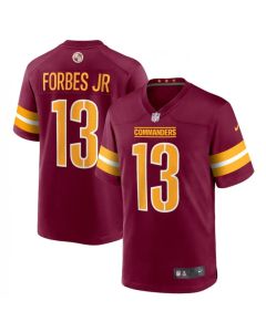 Youth Washington Commanders #13 Emmanuel Forbes 2022 Burgundy Stitched Football Jersey