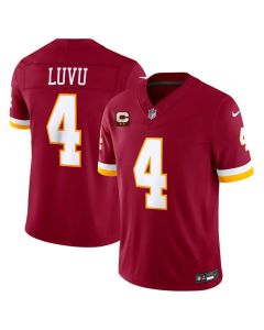 Youth Washington Commanders #4 Frankie Luvu Burgundy 2026 With 2-Star C Patch Vapor F.U.S.E. Limited Jersey