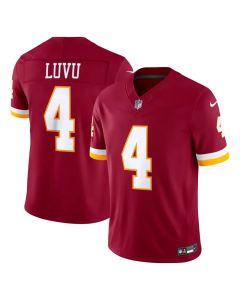 Youth Washington Commanders #4 Frankie Luvu Nike Burgundy Vapor F.U.S.E. Sewn Down Limited Jersey (Burgundy)
