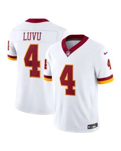 Youth Washington Commanders #4 Frankie Luvu Nike White Super Bowl Era Vapor F.U.S.E. Sewn Down Limited Jersey (White)