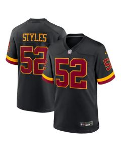Youth Washington Commanders #52 Sonny Styles Black 2026 NFL Draft Game Jersey (Black)