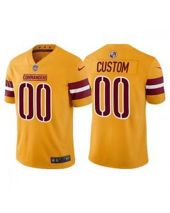 Youth Washington Commanders Active Player Custom Gold Vapor Untouchable Stitched Jersey
