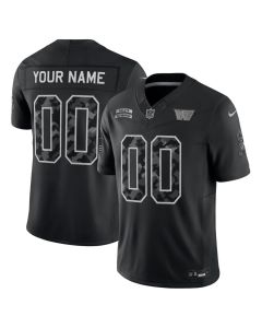 Youth Washington Commanders Nike Black 2026 Salute to Service Vapor F.U.S.E. Limited Custom Jersey