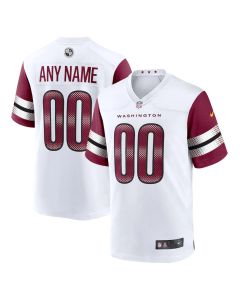 Youth Washington Commanders Nike White Game Custom Jersey (White)