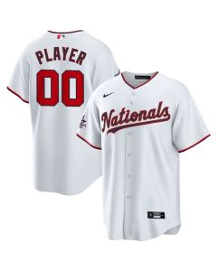 Youth Washington Nationals White 2025 MLB All-Star Game Home Custom Replica Jersey