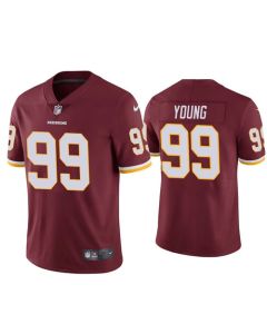 Youth Washington Redskins #99 Chase Young Red Vapor Untouchable Limited Stitched Jersey