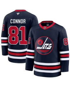 Youth Winnipeg Jets #81 Kyle Connor Navy Alternate Jersey