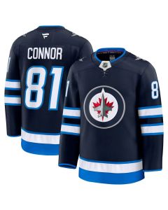 Youth Winnipeg Jets #81 Kyle Connor Navy Home Jersey