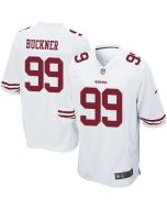 49ers #99 DeForest Buckner White Youth Stitched NFL Elite Jersey