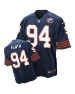 Bears #94 Leonard Floyd Navy Blue Throwback Men's Stitched NFL Elite Jersey