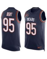 Bears #95 Richard Dent Navy Blue Team Color Men's Stitched NFL Limited Tank Top Jersey
