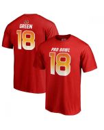 Bengals #18 A.J. Green AFC Pro Line 2018 NFL Pro Bowl Red T-Shirt