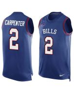Bills #2 Dan Carpenter Royal Blue Team Color Men's Stitched NFL Limited Tank Top Jersey