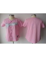 Brewers Blank Pink Lady Fashion Stitched MLB Jersey