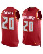 Buccaneers #20 Ronde Barber Red Team Color Men's Stitched NFL Limited Tank Top Jersey