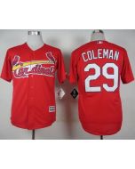 Cardinals #29 Vince Coleman Red Cool Base Stitched MLB Jersey