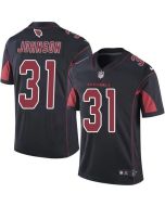 Cardinals #31 David Johnson Black Youth Stitched NFL Limited Rush Jersey