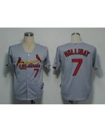Cardinals #7 Matt Holliday Stitched Grey MLB Jersey