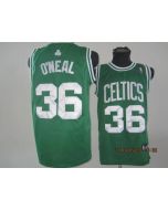 Celtics #36 Shaquille O'Neal Stitched Green (White No.) NBA Jersey