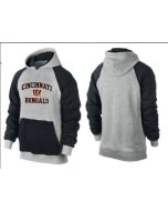 Cincinnati Bengals Heart & Soul Pullover Hoodie Grey & Black