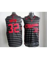 Clippers #32 Blake Griffin Black/Grey Groove Stitched NBA Jersey