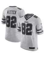 Cowboys #82 Jason Witten Gray Men's Stitched NFL Limited Gridiron Gray II Jersey