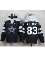 Cowboys #83 Terrance Williams Navy Blue Player Pullover NFL Hoodie