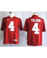 Crimson Tide #4 T.J Yeldon Red Limited Stitched NCAA Jersey