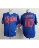 Cubs #10 Ron Santo Blue 1994 Turn Back The Clock Stitched MLB Jersey