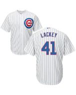 Cubs #41 John Lackey White Home Stitched Youth MLB Jersey