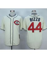 Cubs #44 Anthony Rizzo Cream 1929 Turn Back The Clock Stitched MLB Jersey