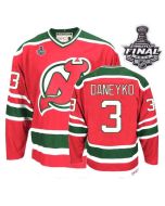 Devils #3 Ken Daneyko 2012 Stanley Cup Finals Red/Green CCM Team Classic Stitched NHL Jersey