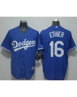 Dodgers #16 Andre Ethier Blue New Cool Base Stitched MLB Jersey