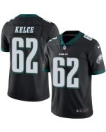 Eagles #62 Jason Kelce Black Youth Stitched NFL Limited Rush Jersey