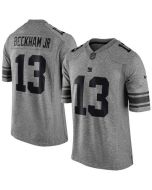 Giants #13 Odell Beckham Jr Gray Men's Stitched NFL Limited Gridiron Gray Jersey