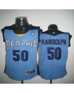 Grizzlies #50 Zach Randolph Light Revolution 30 Blue Stitched NBA Jersey