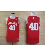 Hoosiers #40 Cody Zeller Red Basketball Stitched NCAA Jersey