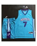 Hornets #7 Jeremy Lin Teal A Set Stitched NBA Jersey